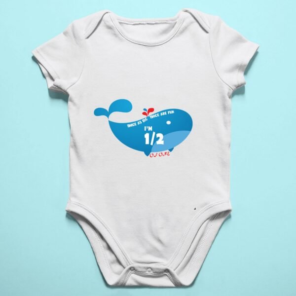 Personalized Half Birthday Baby Rompers