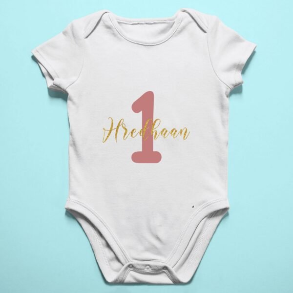 Personalized First Birthday Baby Rompers/T-Shirts