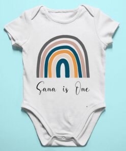 Alternative view of Personalized First Birthday Baby Rompers/T-Shirts
