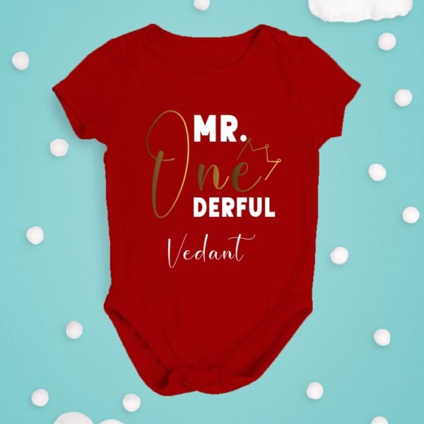 Personalized First Birthday Baby Rompers/T-Shirts