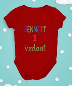 Alternative view of Personalized First Birthday Baby Rompers/T-Shirts