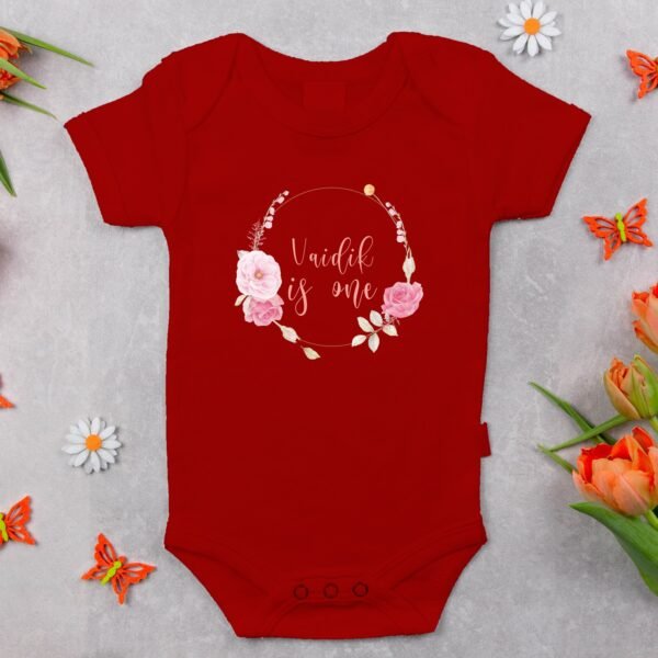 Alternative view of Personalized First Birthday Baby Rompers/T-Shirts