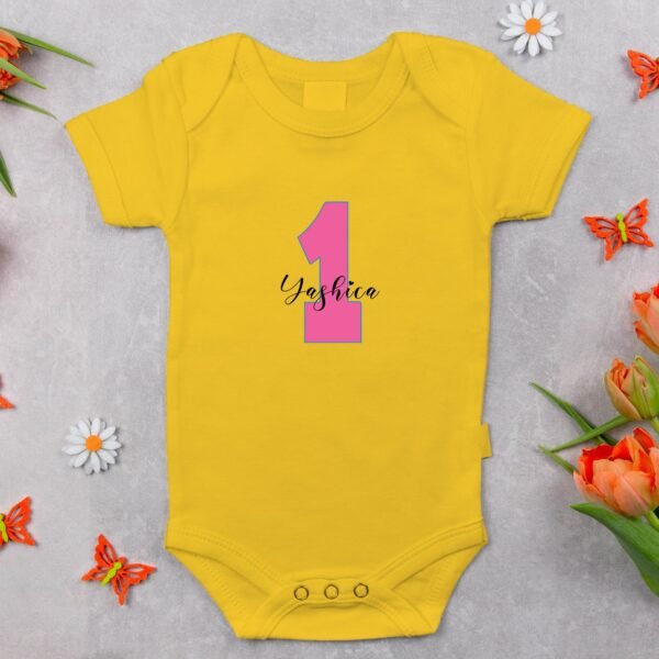 Personalized First Birthday Baby Rompers/T-Shirts