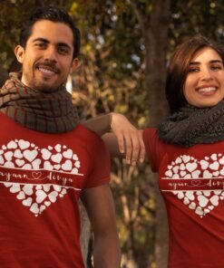 Personalised Couple T-Shirts for Pre-Wedding Photoshoots & Anniversary