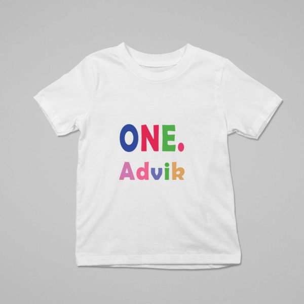 Personalized First Birthday Baby Rompers/T-Shirts