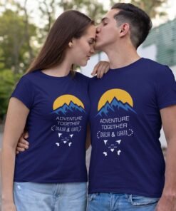 Alternative view of Personalised Couple TShirts for Pre-Wedding Photoshoots & Anniversary