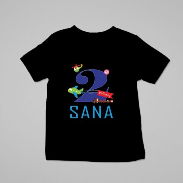 Alternative view of Kids Custom Birthday T-Shirts
