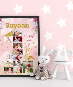 Alternative view of Personalized Baby First Year Photo Collage Wall Frames