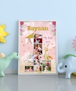 Personalized Baby First Year Photo Collage Wall Frames