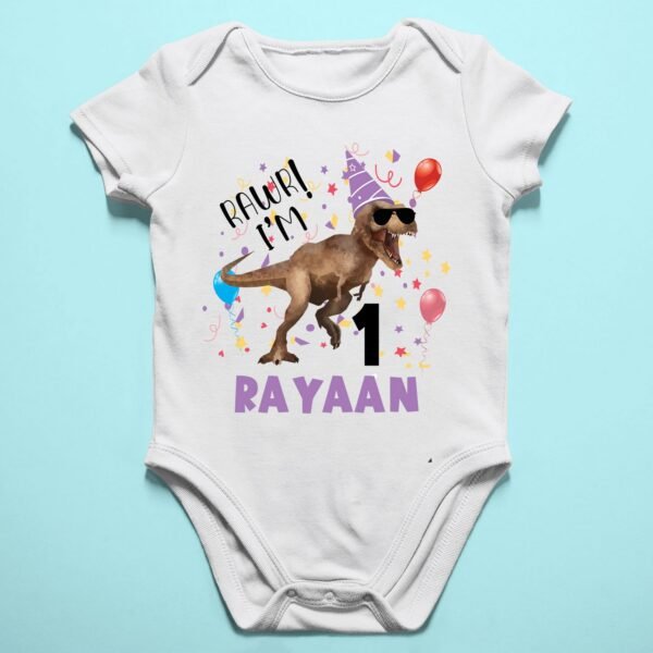 Personalized First Birthday Baby Rompers/T-Shirts