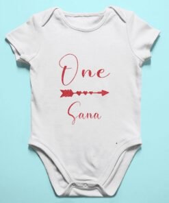 Alternative view of Personalized First Birthday Baby Rompers/T-Shirts