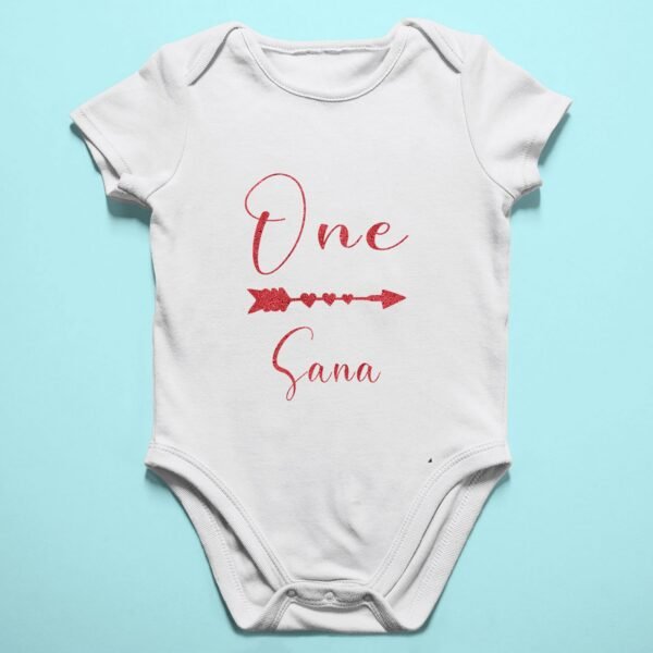 Alternative view of Personalized First Birthday Baby Rompers/T-Shirts