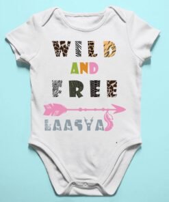 Alternative view of Personalised Baby Names Rompers & T-Shirts