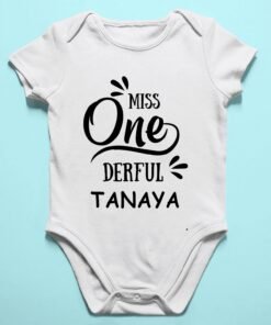 Personalized First Birthday Baby Rompers/T-Shirts