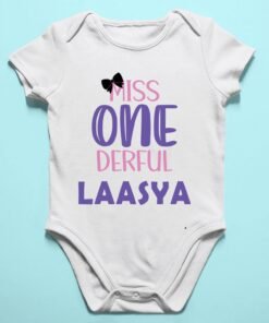 Personalized First Birthday Baby Rompers/T-Shirts