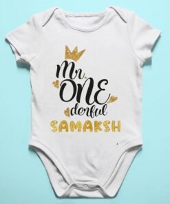 Personalized First Birthday Baby Rompers/T-Shirts