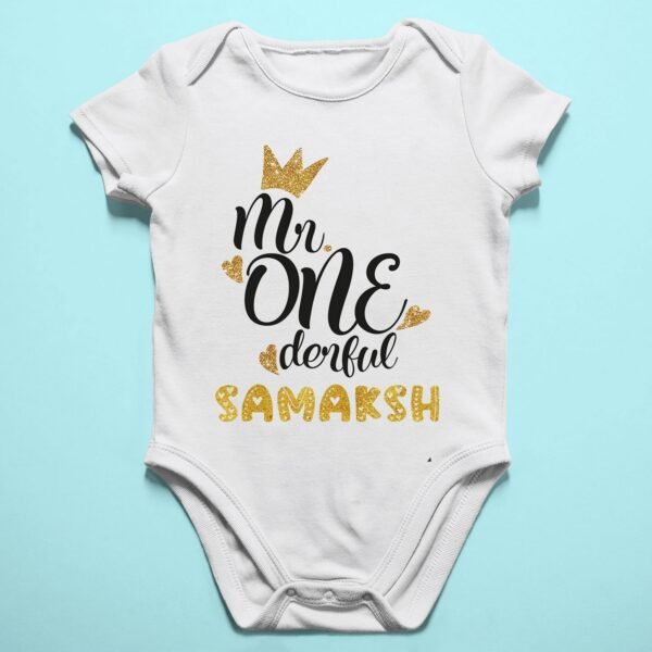 Personalized First Birthday Baby Rompers/T-Shirts
