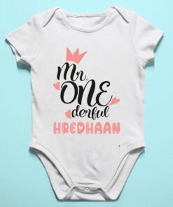Personalized First Birthday Baby Rompers/T-Shirts