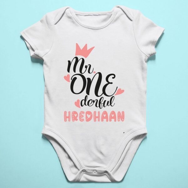 Personalized First Birthday Baby Rompers/T-Shirts