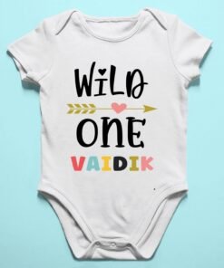 Alternative view of Personalized First Birthday Baby Rompers/T-Shirts