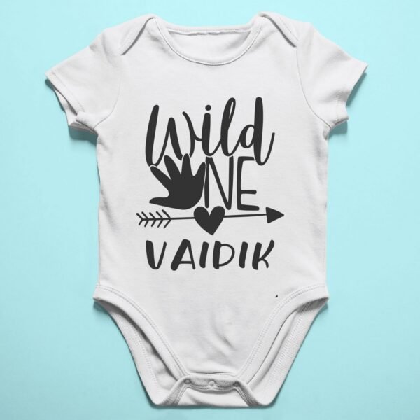 Alternative view of Personalized First Birthday Baby Rompers/T-Shirts