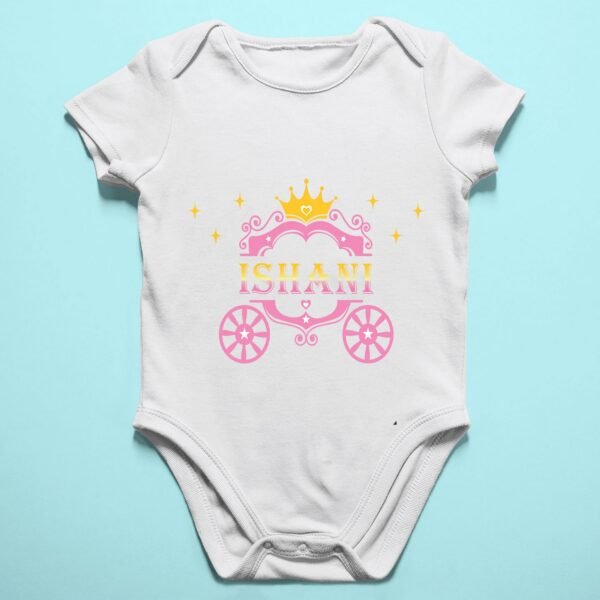 Alternative view of Personalised Baby Names Rompers & T-Shirts