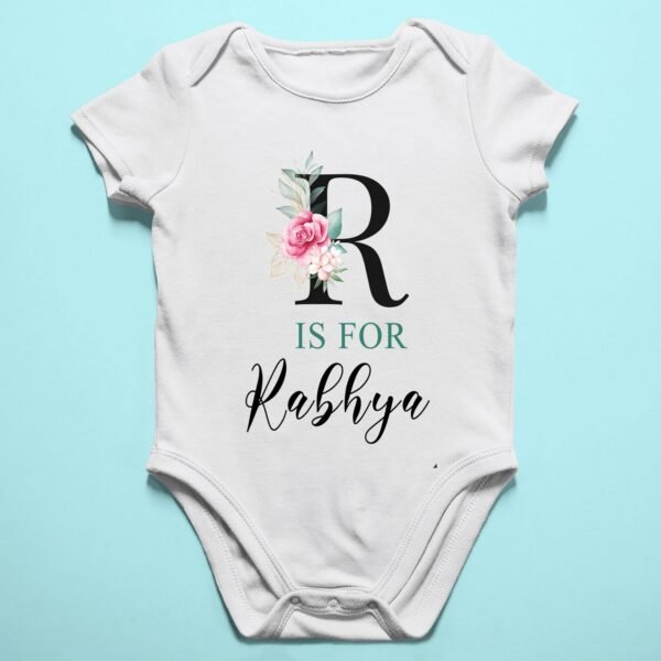 Personalised Baby Names Rompers & T-Shirts