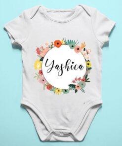 Personalised Baby Names Rompers & T-Shirts