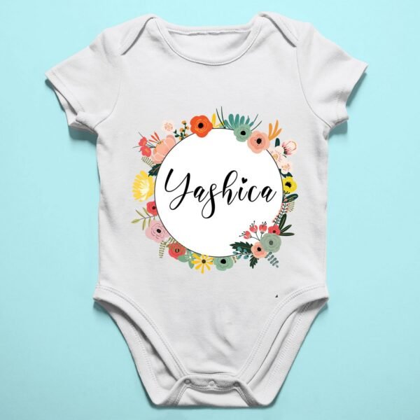 Personalised Baby Names Rompers & T-Shirts