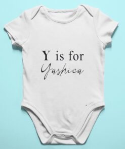 Personalised Baby Names Rompers & T-Shirts