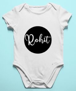 Alternative view of Personalised Baby Names Rompers & T-Shirts