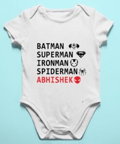 Alternative view of Personalised Baby Names Rompers & T-Shirts