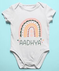 Alternative view of Personalised Baby Names Rompers & T-Shirts