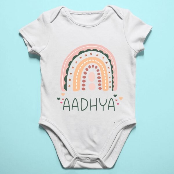 Alternative view of Personalised Baby Names Rompers & T-Shirts