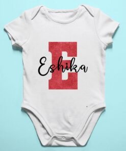 Alternative view of Personalised Baby Names Rompers & T-Shirts
