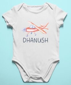 Alternative view of Personalised Baby Names Rompers & T-Shirts