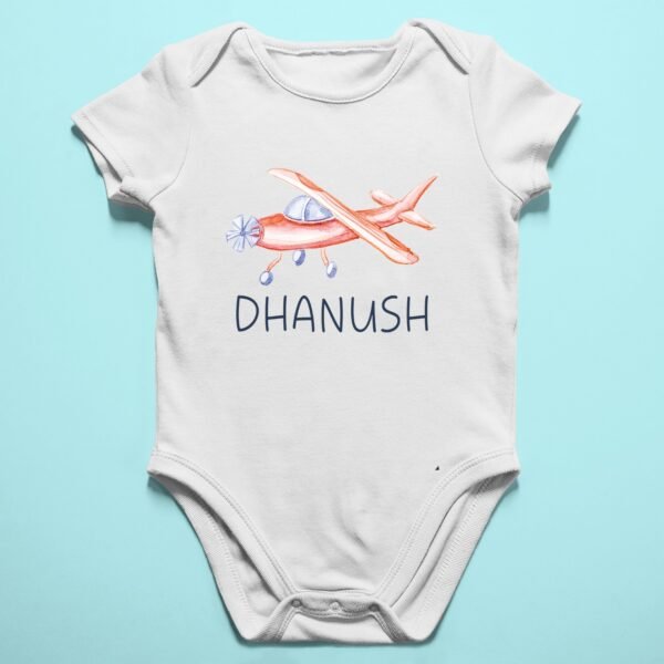Alternative view of Personalised Baby Names Rompers & T-Shirts