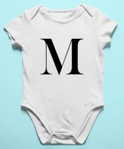 Alternative view of Personalised Baby Names Rompers & T-Shirts