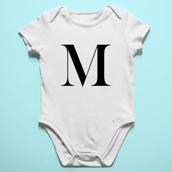 Alternative view of Personalised Baby Names Rompers & T-Shirts