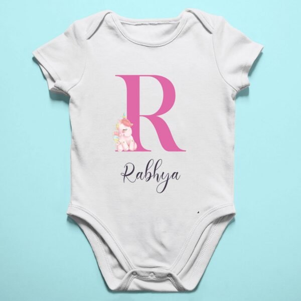 Personalised Baby Names Rompers & T-Shirts