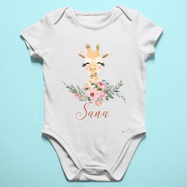 Alternative view of Personalised Baby Names Rompers & T-Shirts