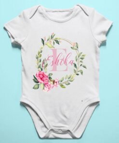 Personalised Baby Names Rompers & T-Shirts