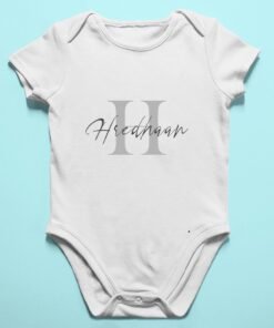 Alternative view of Personalised Baby Names Rompers & T-Shirts