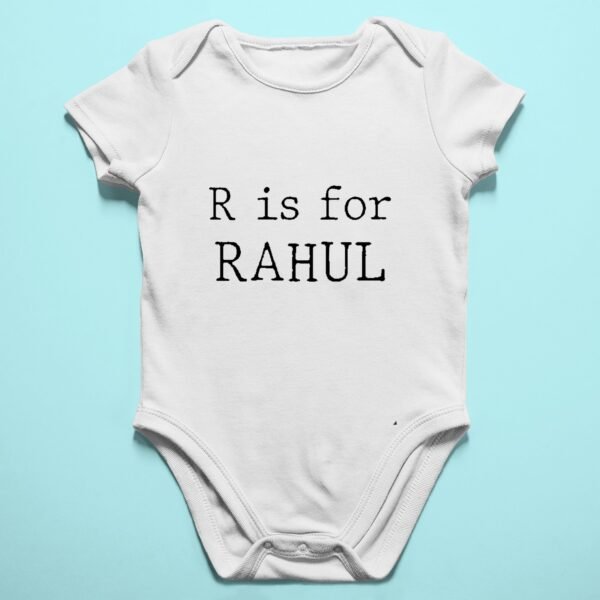 Personalised Baby Names Rompers & T-Shirts