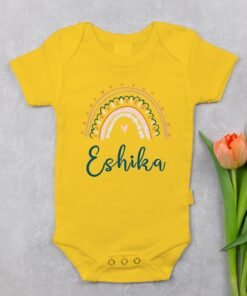 Alternative view of Personalised Baby Names Rompers & T-Shirts