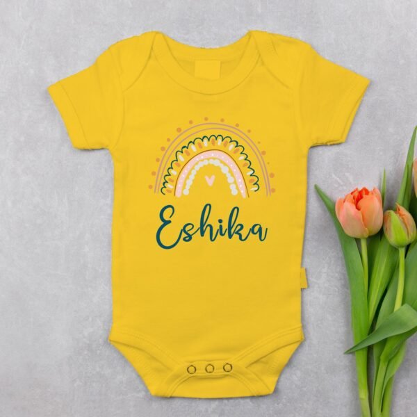 Alternative view of Personalised Baby Names Rompers & T-Shirts