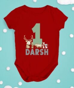 Alternative view of Personalized First Birthday Baby Rompers/T-Shirts