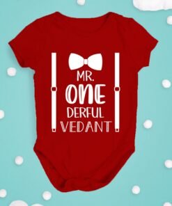 Alternative view of Personalized First Birthday Baby Rompers/T-Shirts