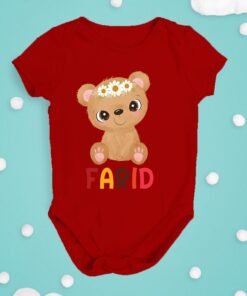Alternative view of Personalised Baby Names Rompers & T-Shirts