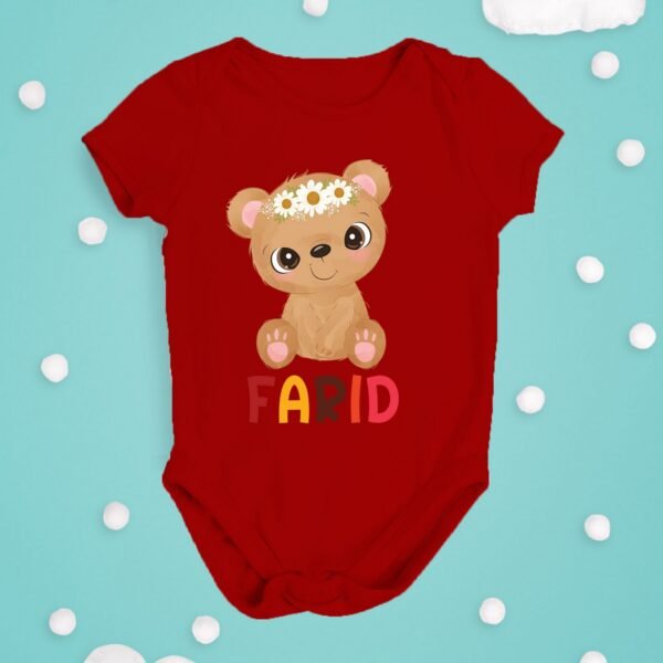 Alternative view of Personalised Baby Names Rompers & T-Shirts